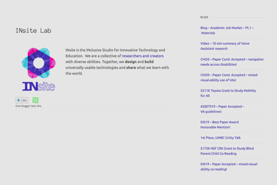 INclusive Studio for Innovative Technology and Education (INsite) Lab